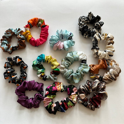 100% Pure Mulberry Silk Small Elastic Hair Scrunchie - Pure Silk Hair Scrunchie/hair Accessory-The Unique One