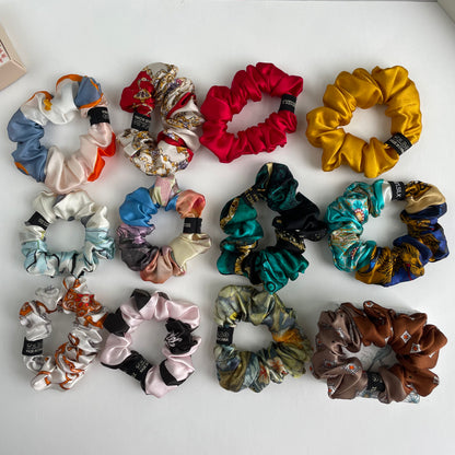 100% Pure Mulberry Silk Small Elastic Hair Scrunchie - Pure Silk Hair Scrunchie/hair Accessory-The Unique One
