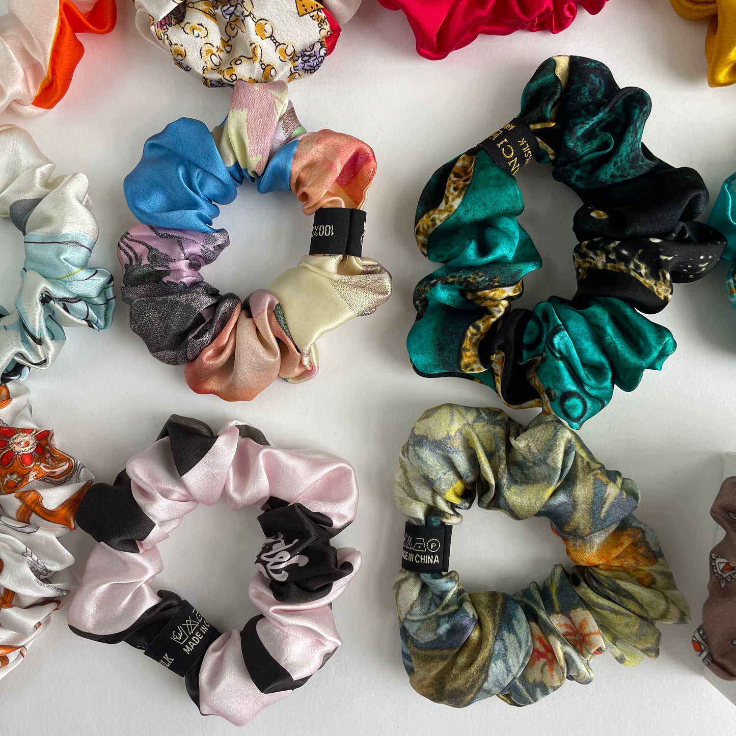 100% Pure Mulberry Silk Small Elastic Hair Scrunchie - Pure Silk Hair Scrunchie/hair Accessory-The Unique One