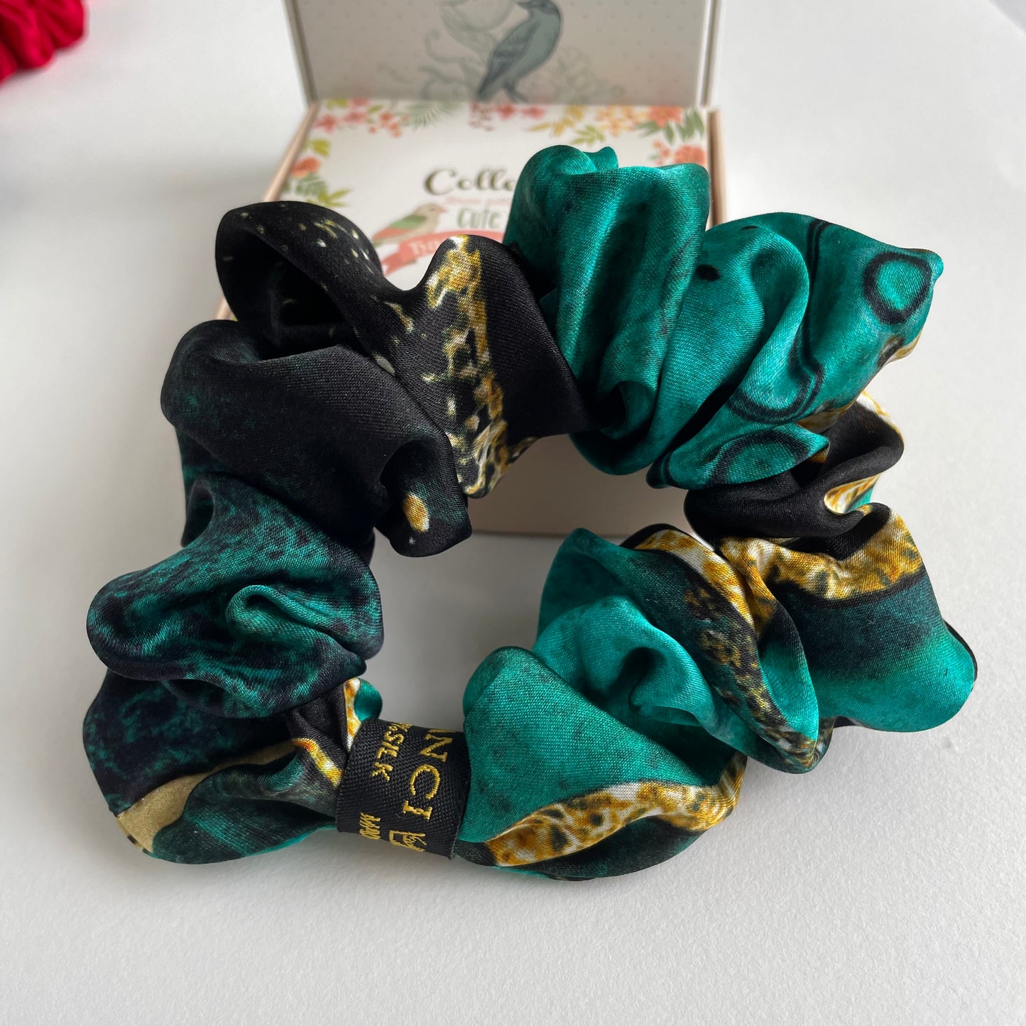 100% Pure Mulberry Silk Small Elastic Hair Scrunchie - Pure Silk Hair Scrunchie/hair Accessory-The Unique One