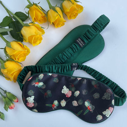 100% Mulberry Silk Ultra Soft Silk Filled Silk Eye Mask - Ideal Silk Sleep Eye Mask-The Little Rose