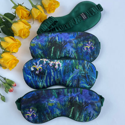 100% Mulberry Silk Ultra Soft Silk Filled Silk Eye Mask - Ideal Silk Sleep Eye Mask-The Irises