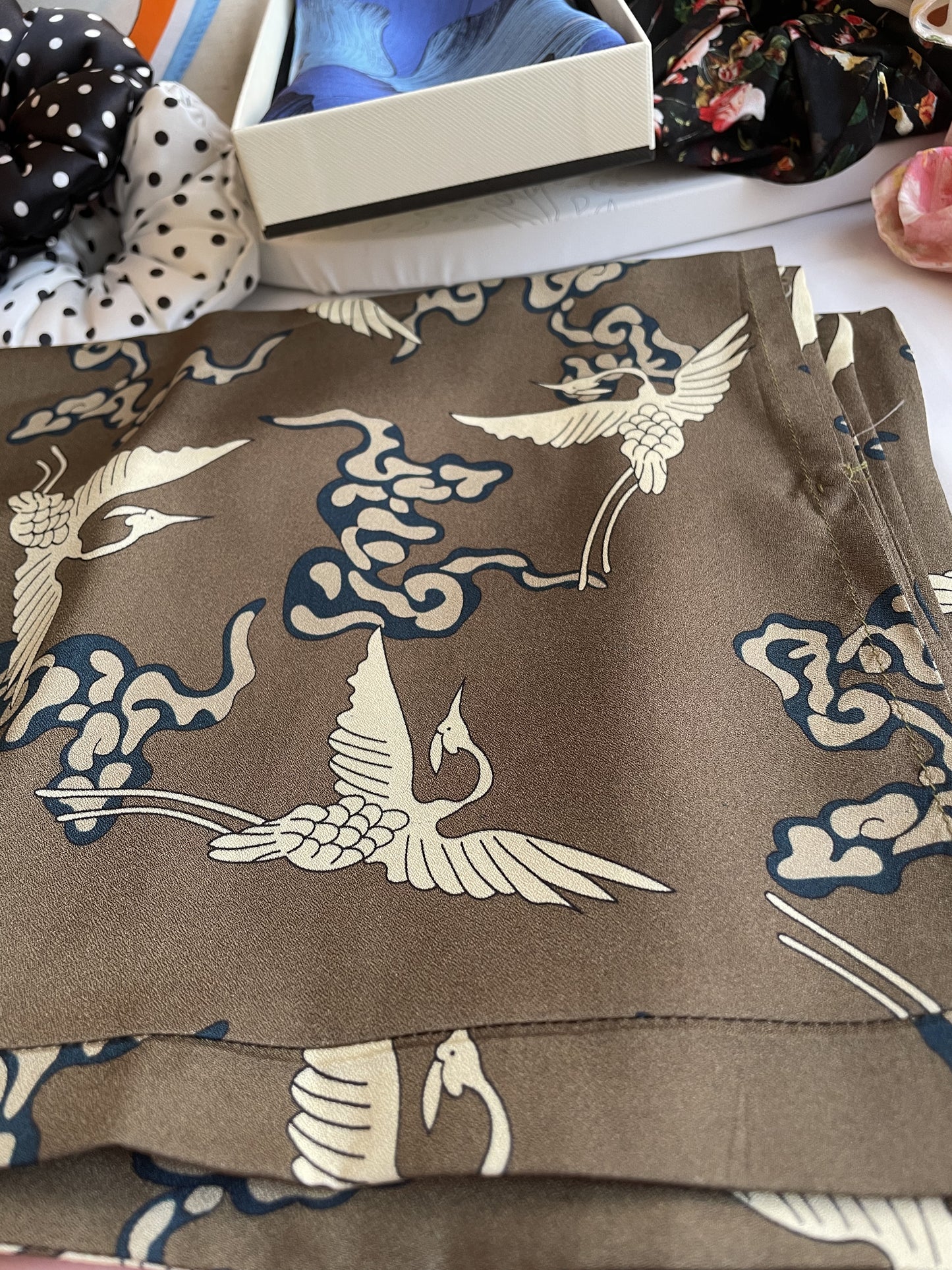 100% Pure Mulberry Silk Pillowcases - 19mm Silk Pillowcases-The Flying  Birds