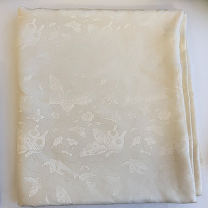 100% Mulberry Silk Ghatpot Light Yellow Flat Sheet