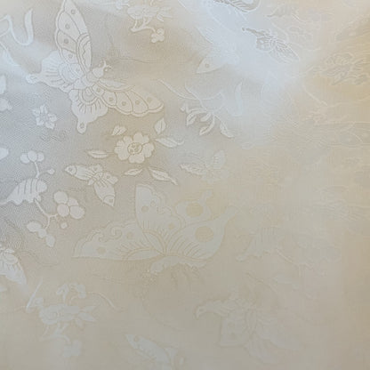 100% Mulberry Silk Ghatpot Light Yellow Flat Sheet