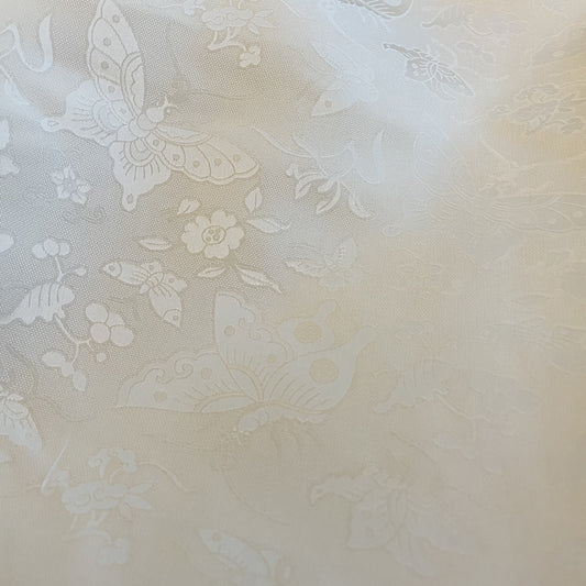 100% Mulberry Silk Ghatpot Light Yellow Flat Sheet