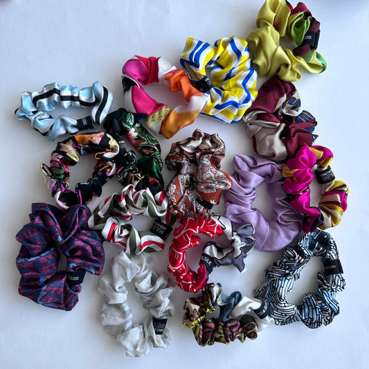 100% Pure Mulberry Silk Small Elastic Hair Scrunchie - Pure Silk Hair Scrunchie/hair Accessory-The Unique Ones