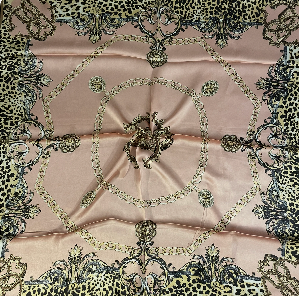 100% Pure Silk Multicolour Large 26” Silk Scarf / Headscarf-The Paisleys